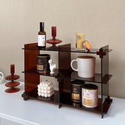 Modern Plexiglas Counter Shelf
